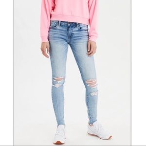 AE Super Stretch Jegging in Cool Torn